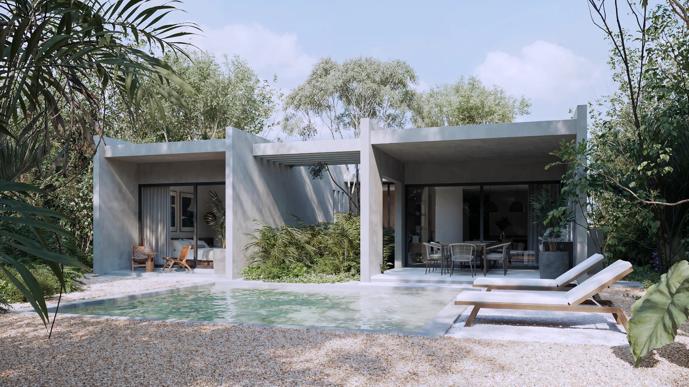 Lotes y Casas en Comunidad residencial cerca de Xpuha - 15