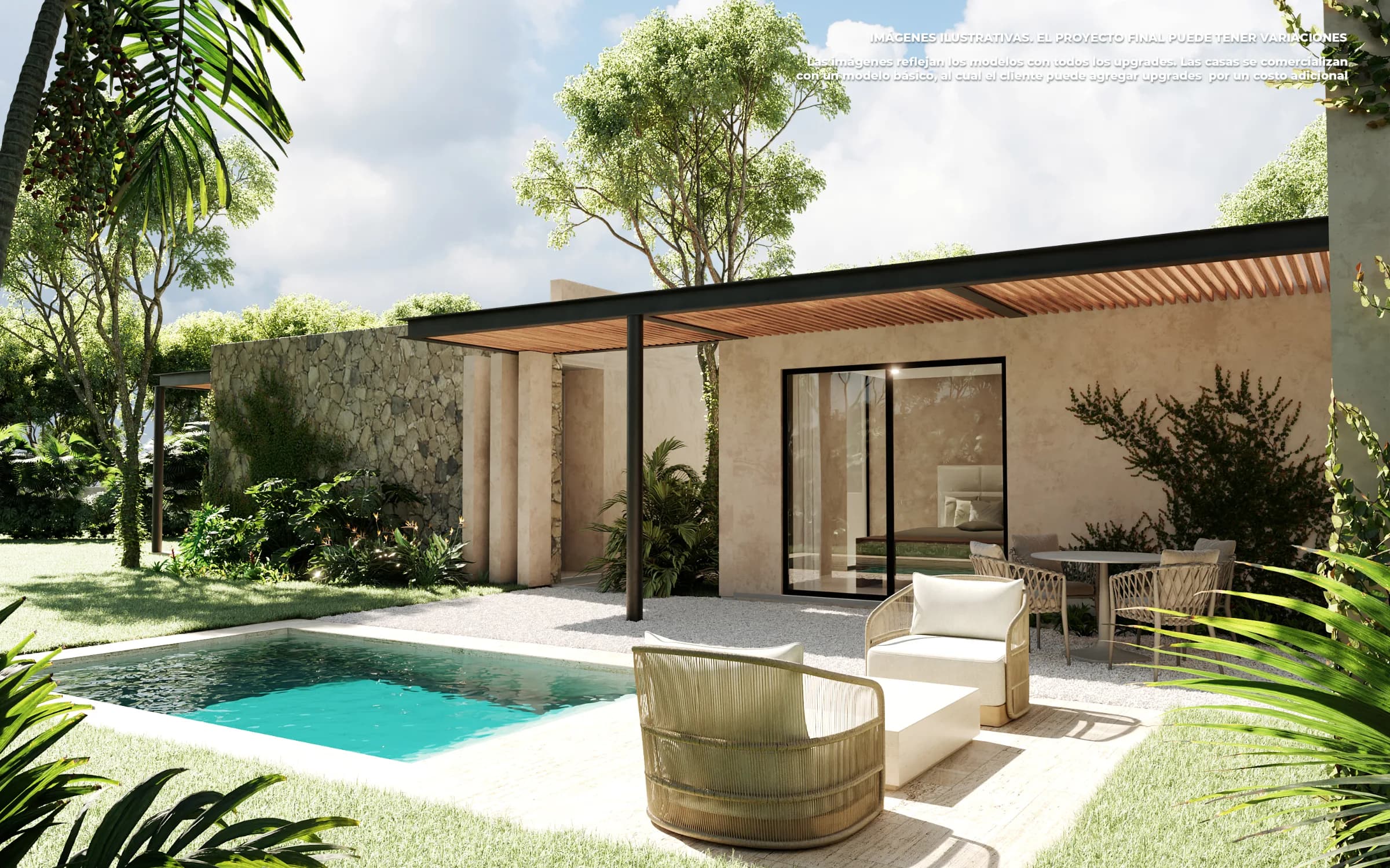 Lotes y Casas en Comunidad residencial cerca de Xpuha - 9