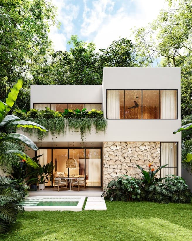 Villas de lujo en Aldea Zamá, Tulum - 3
