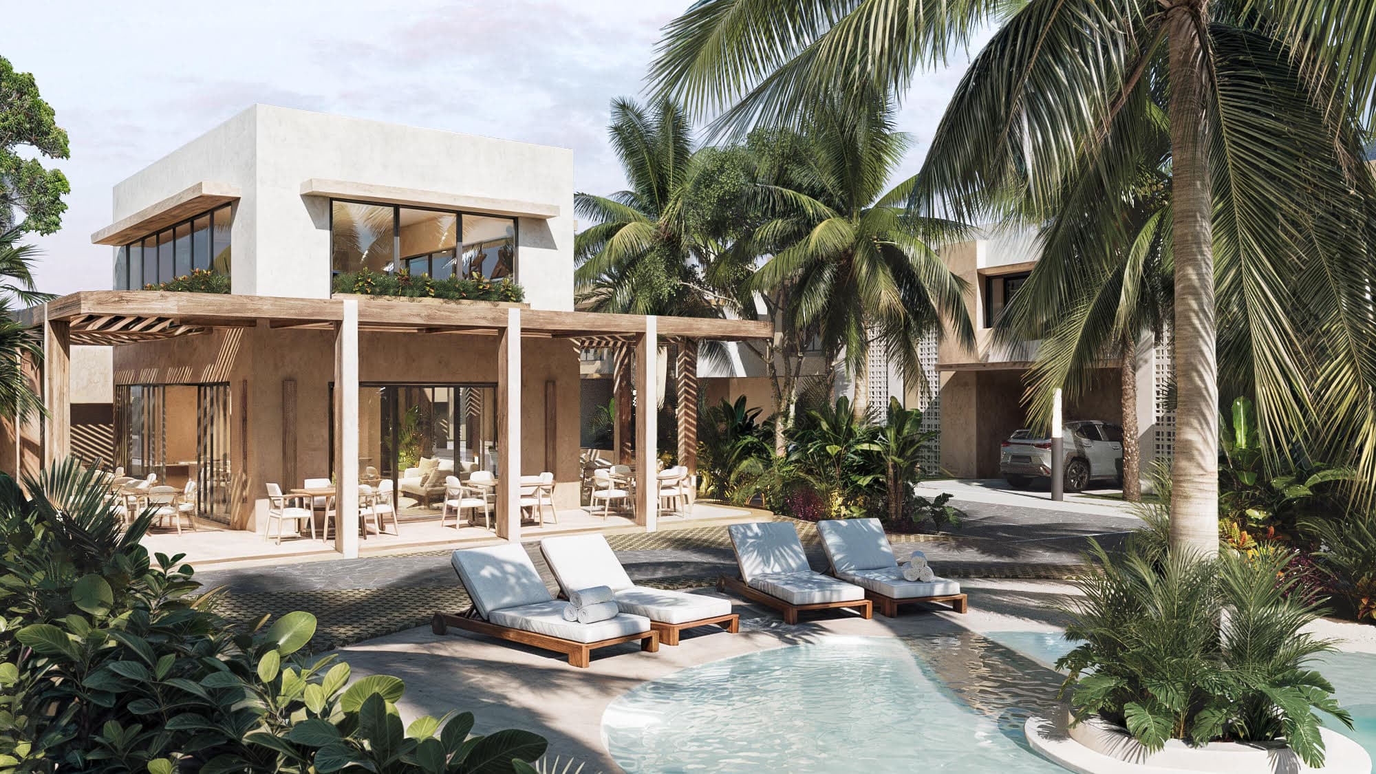 Nubba Playa del Carmen | Casas 3 y 4 Recámaras en Preventa - 4