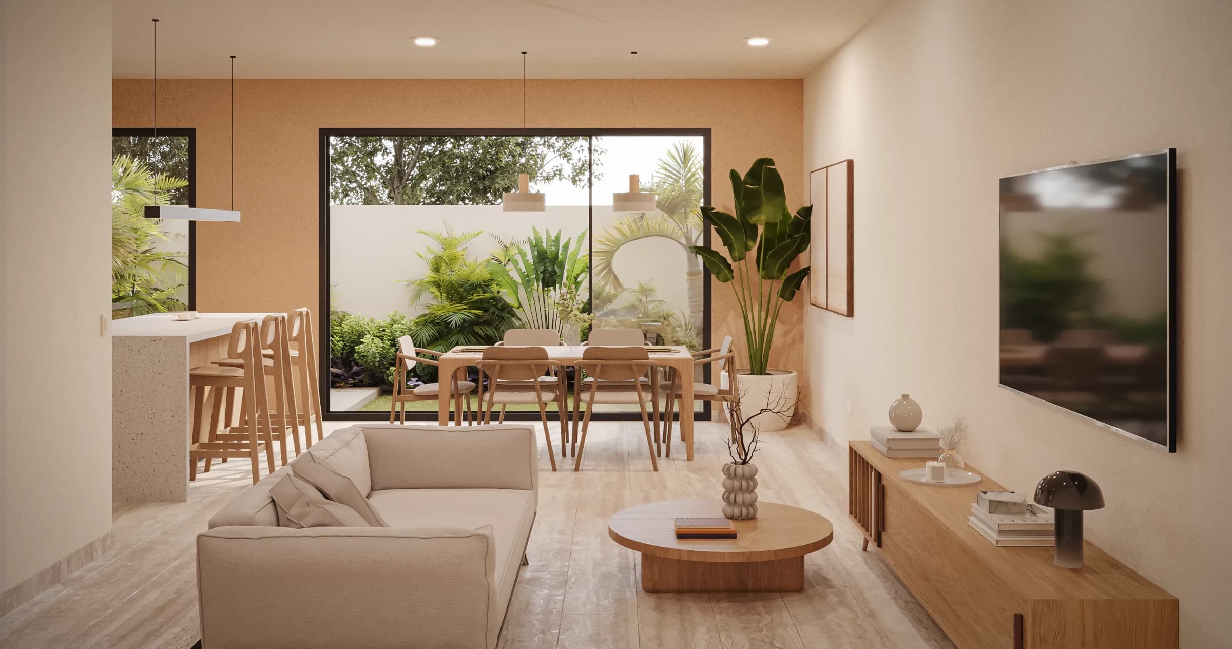 3 Recámaras Residencial + Isla | Casa en Preventa 1