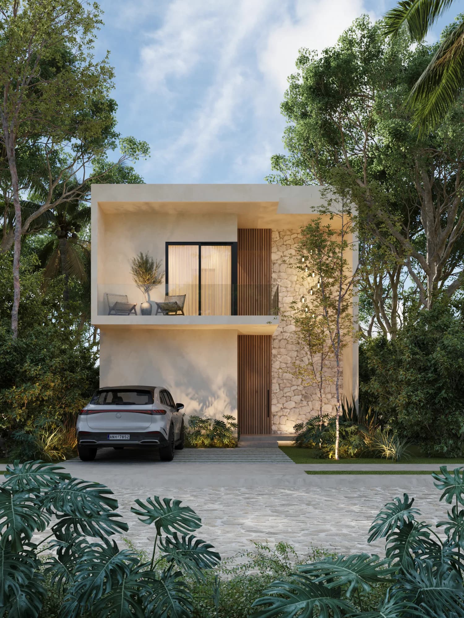 Casa de 2 Niveles y 3 Recámaras en Playa del Carmen 1
