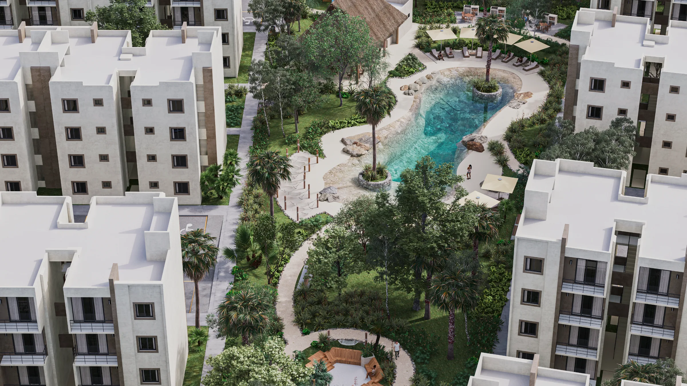 Departamentos de 2 recámaras en comunidad privada — Región 10, Tulum
